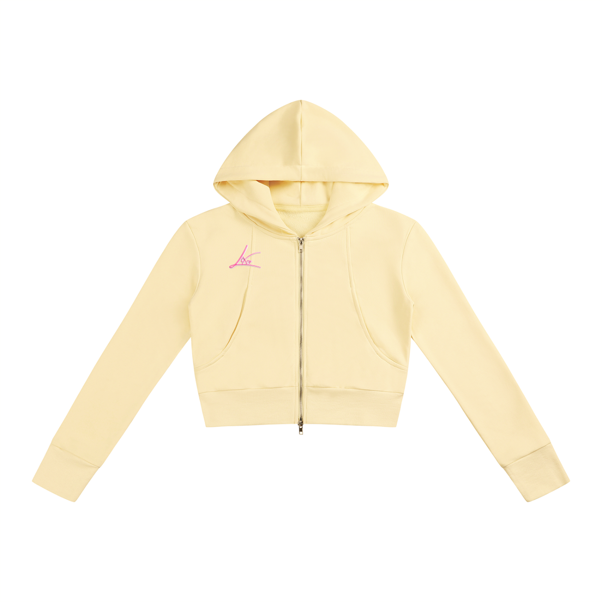 Women’s Slim Crop Full Zip Hoodie