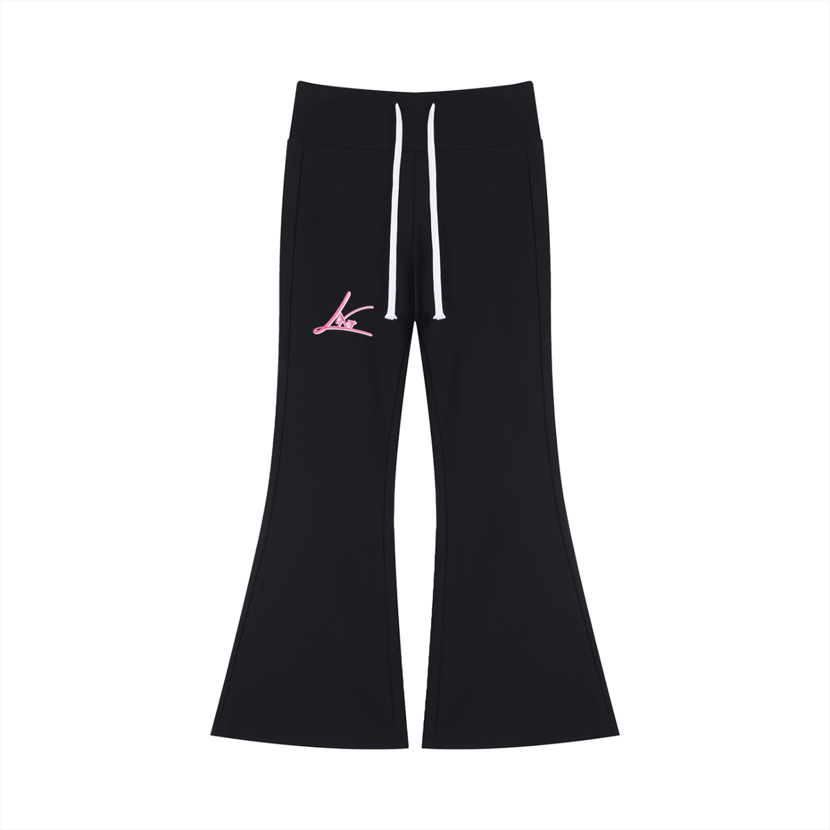 Women's Drawstring Flared Leg Pants