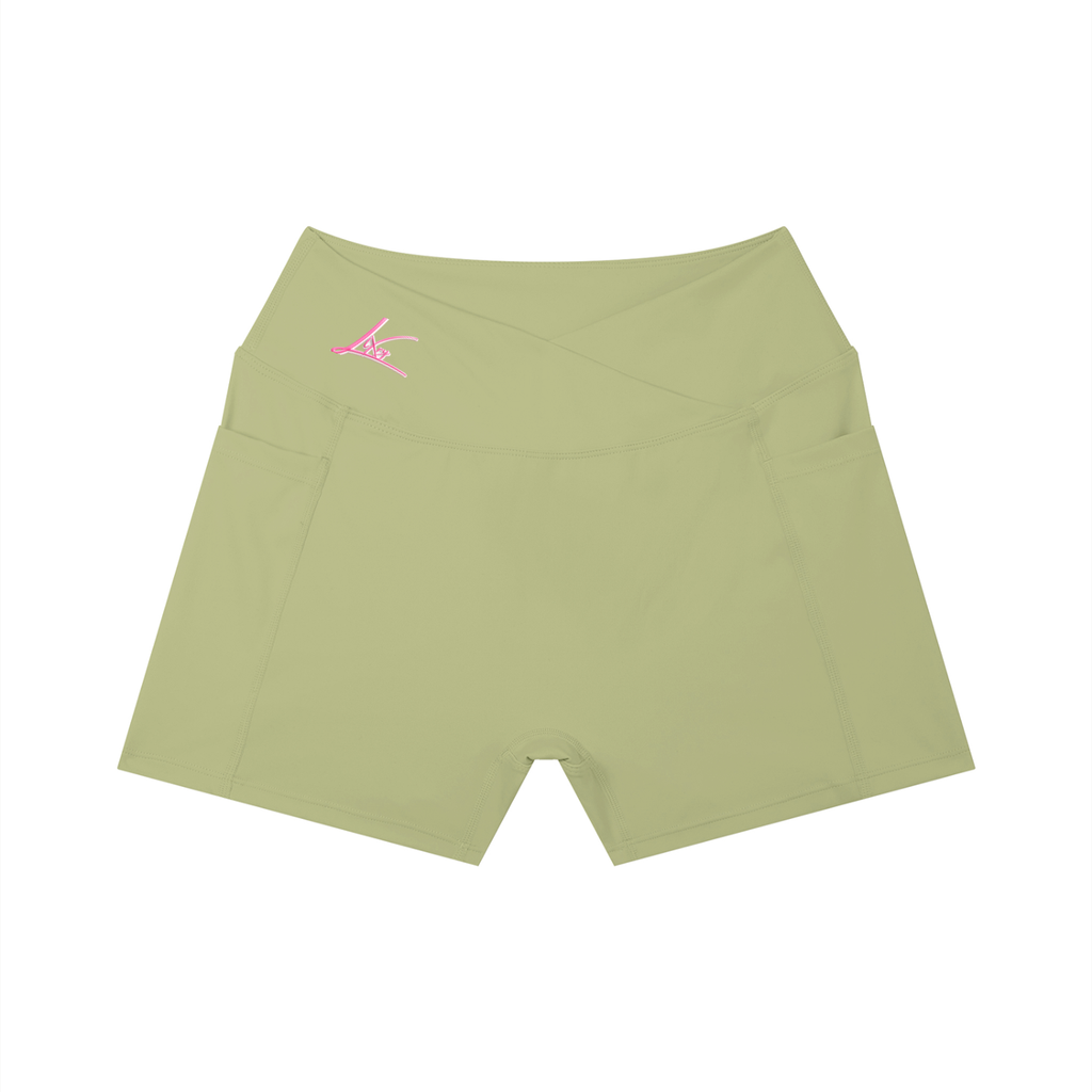Women’s High Rise Pocket Yoga Shorts