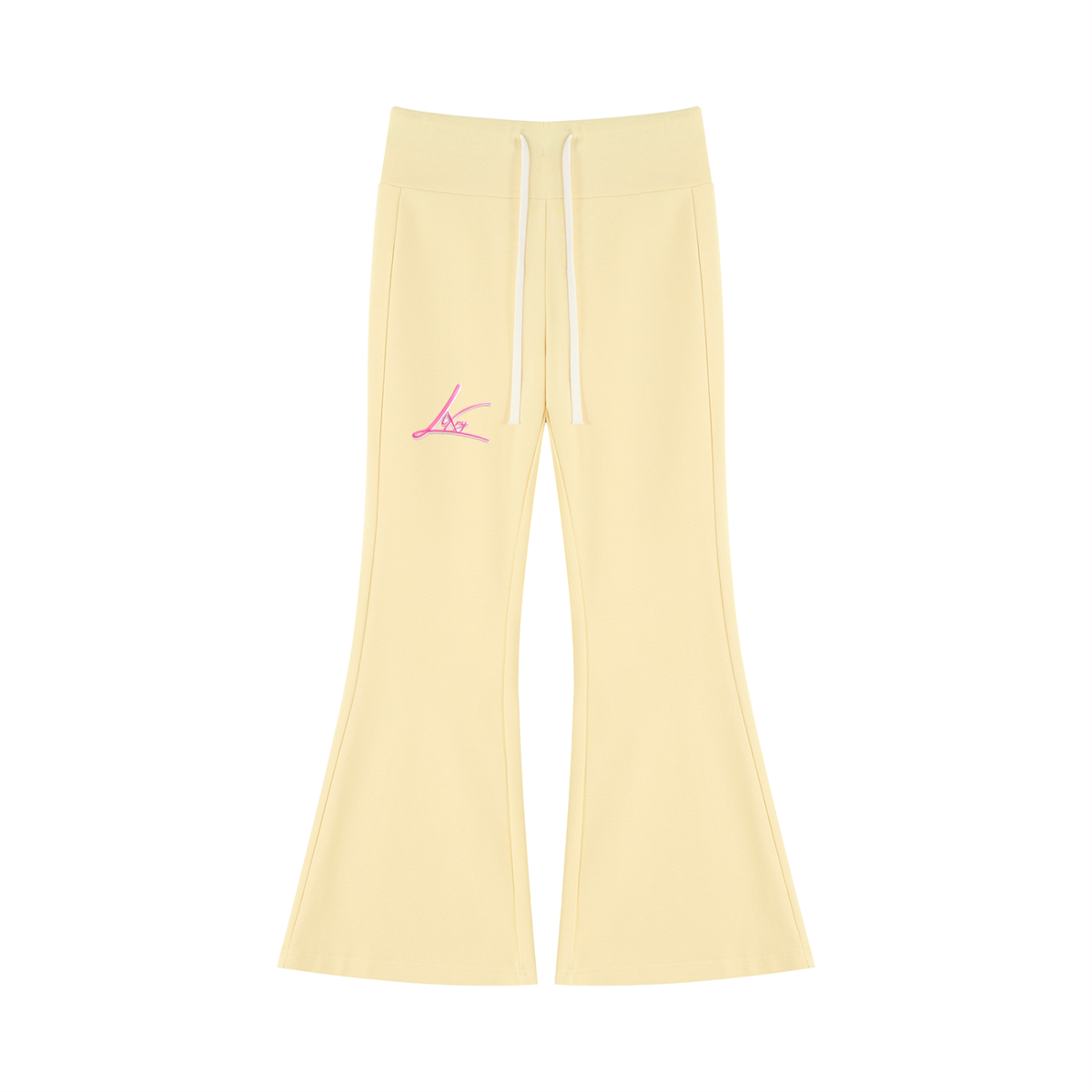 Women's Drawstring Flared Leg Pants