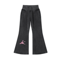 Vintage Washed Flared Fleece Pants