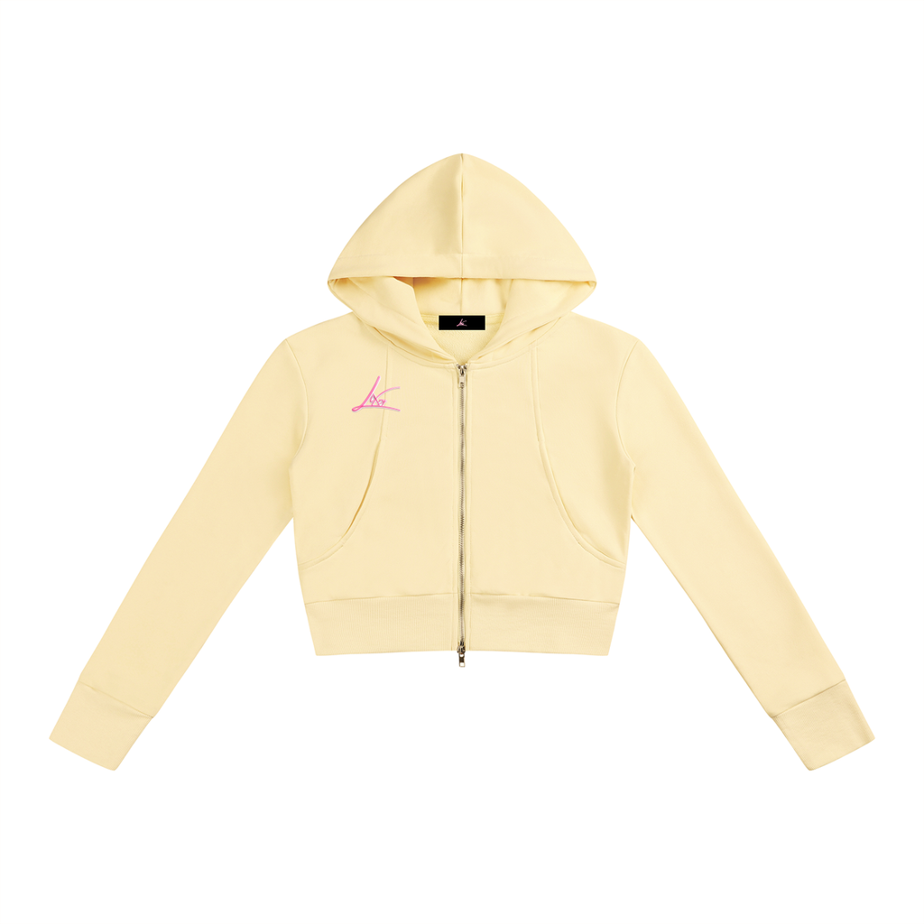 Women’s Slim Crop Full Zip Hoodie